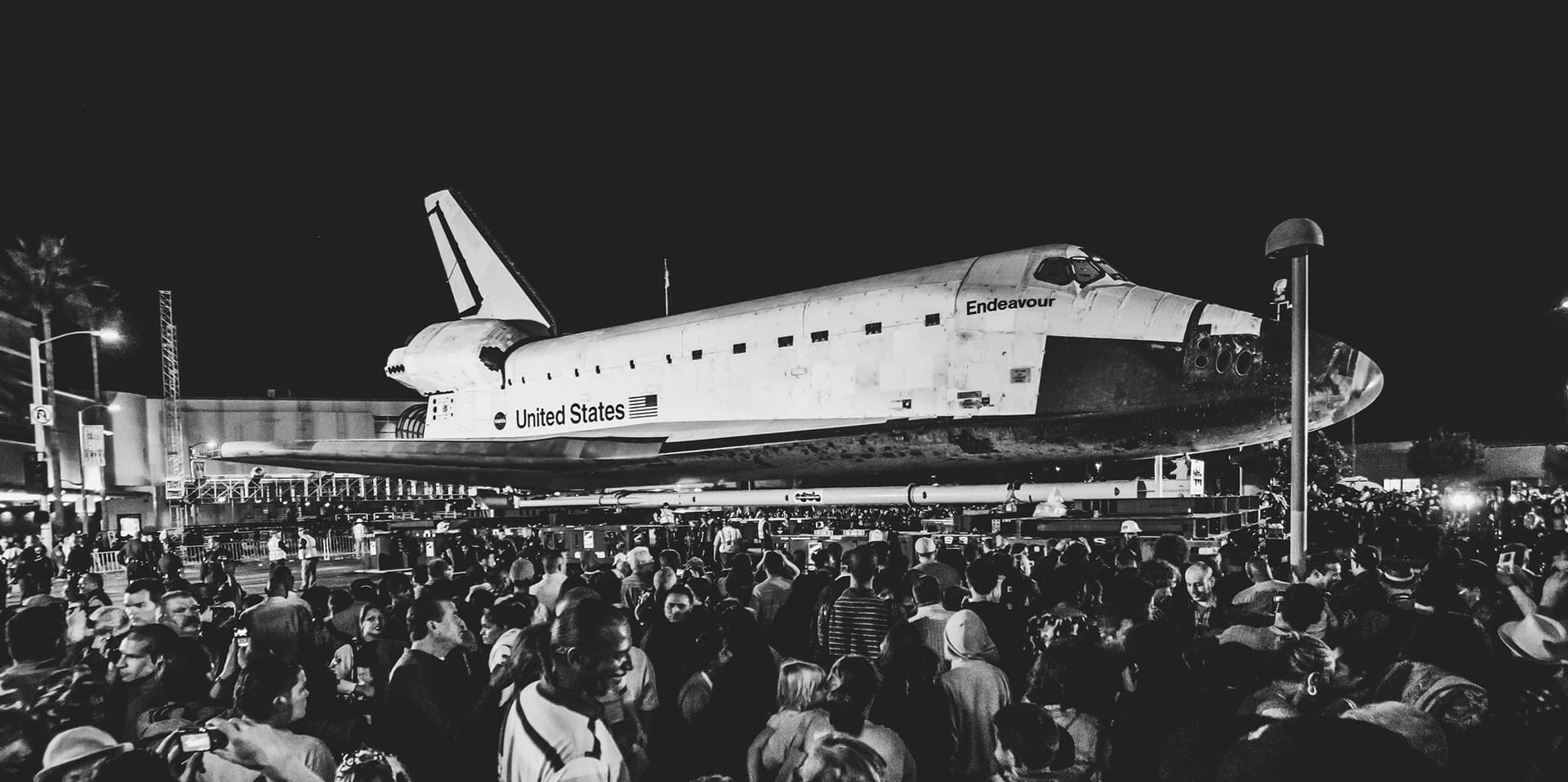 Photograph of the NASA Shuttle Endeavour in Los Angeles, taken by Kvnga in Unsplash.