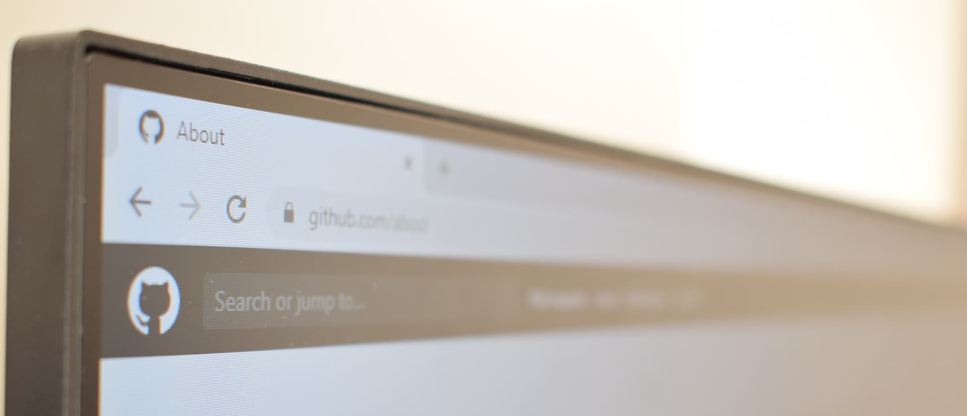 Photograph of the GitHub screen by Richy Great on Unsplash.